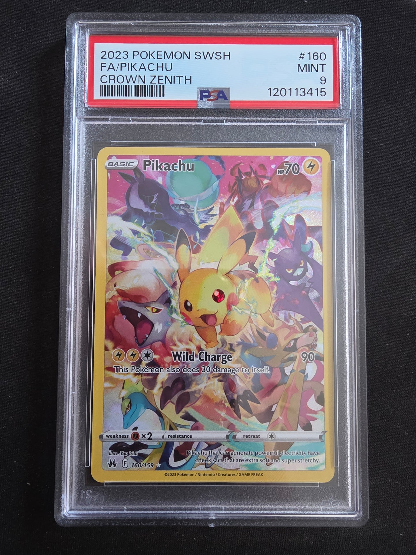 Pikachu #160 (PSA 9)