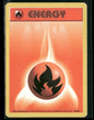 Fire Energy #98 - Base Pokémon kort, stand Light Played