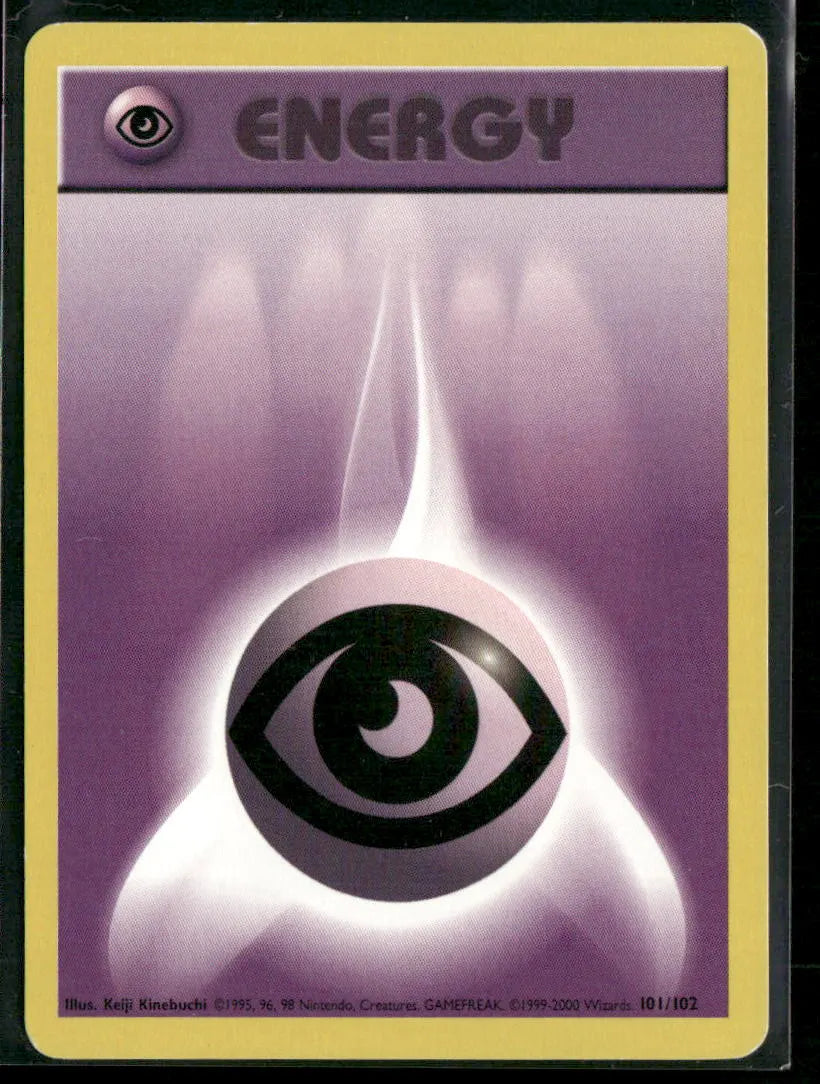 Psychic Energy #101 - Base Pokémon kort, stand Good