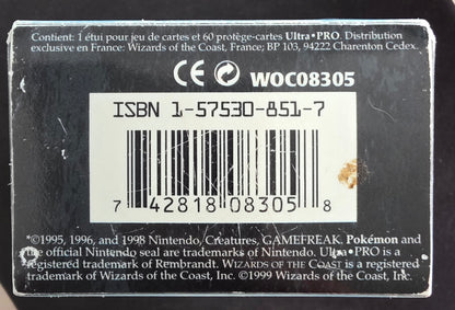Vintage Ultra Pro Deck Box – Blastoise – WOTC (1999)