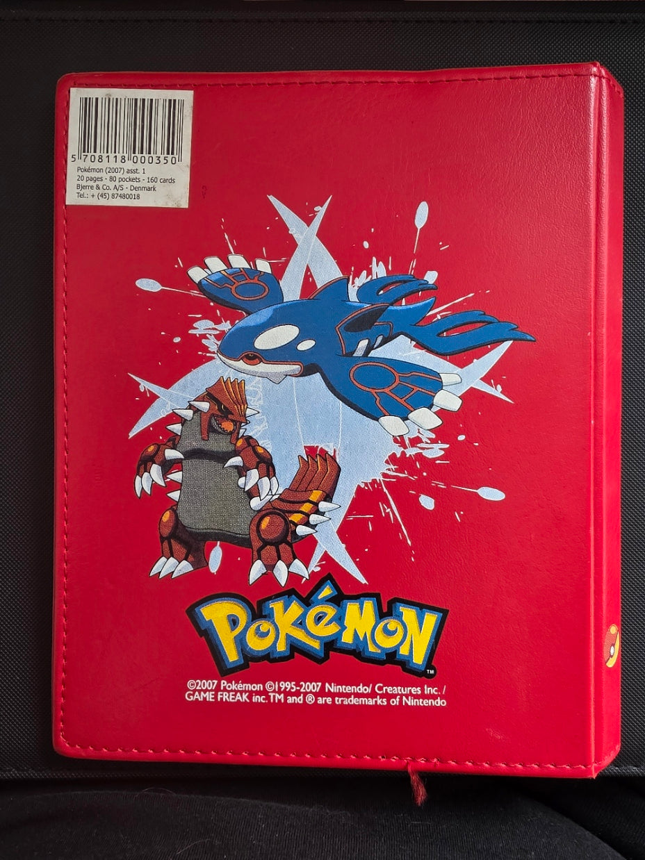 Vintage 4-Pocket Card Album – Kyogre & Groudon (2007)