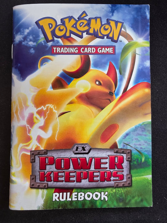 EX Power Keepers Rulebook & Cardlist (2007) – Pokèmon