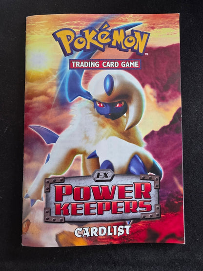 EX Power Keepers Rulebook & Cardlist (2007) – Pokèmon
