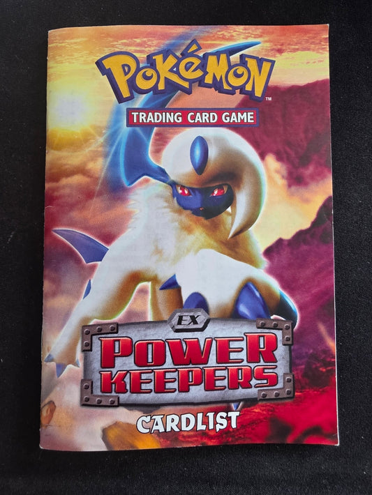 EX Power Keepers Rulebook & Cardlist (2007) – Pokèmon