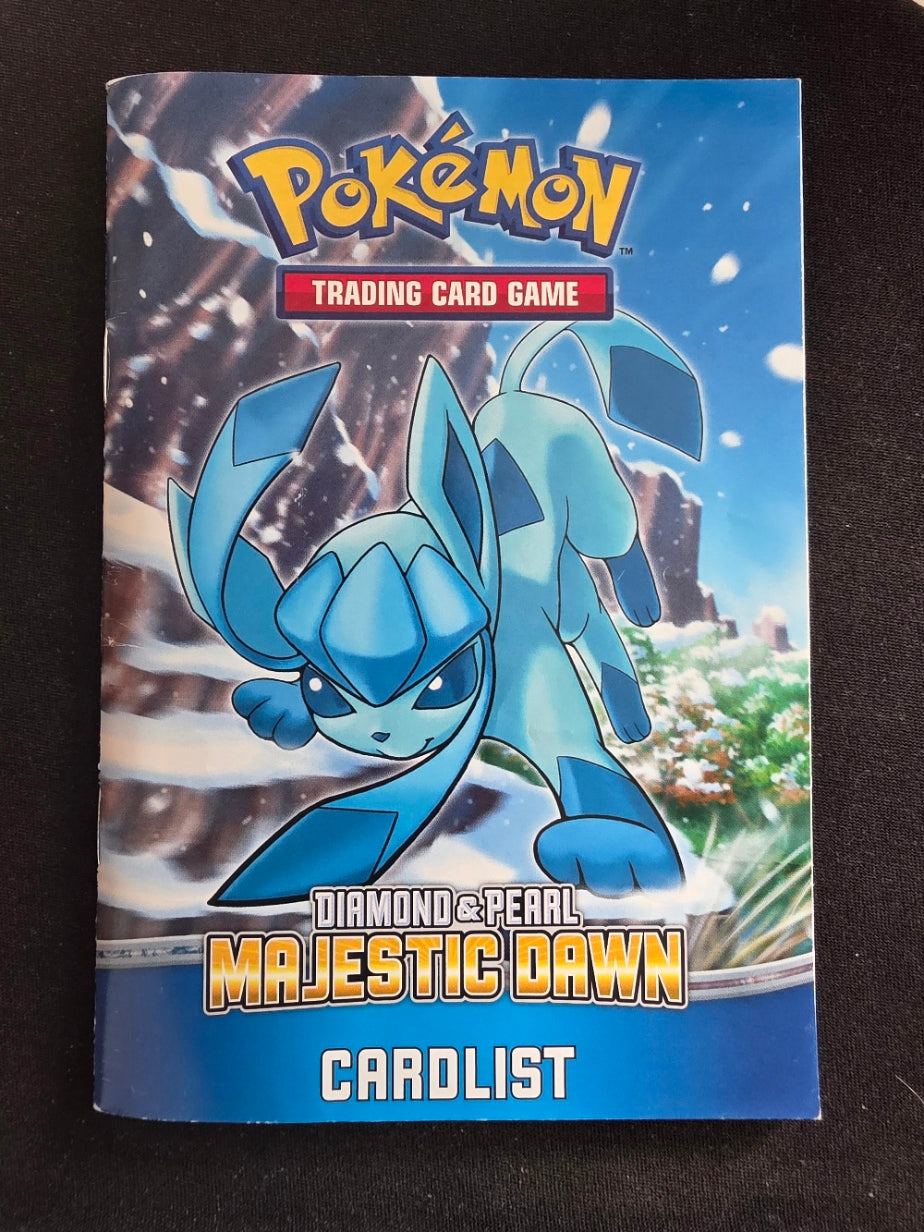Diamond & Pearl Majestic Dawn Rulebook & Cardlist (2008) – Pokèmon
