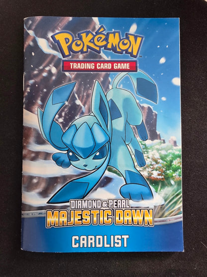 Diamond & Pearl Majestic Dawn Rulebook & Cardlist (2008) – Pokèmon