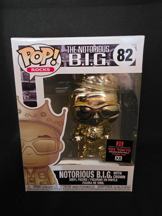 Funko Pop! Rocks: The Notorious B.I.G. with Crown (Toy Tokyo Exclusive) #82