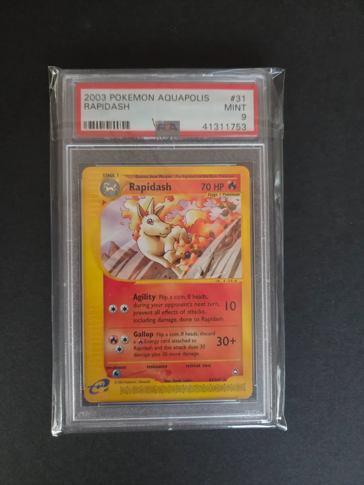 Rapidash #31 (PSA 9)