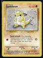 Sandshrew #62 - Base Pokémon kort, stand Light Played