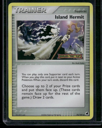 Island Hermit #76 - Dragon Frontiers Pokémon kort, stand Excellent