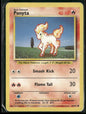 Ponyta #60 - Base Pokémon kort, stand Played
