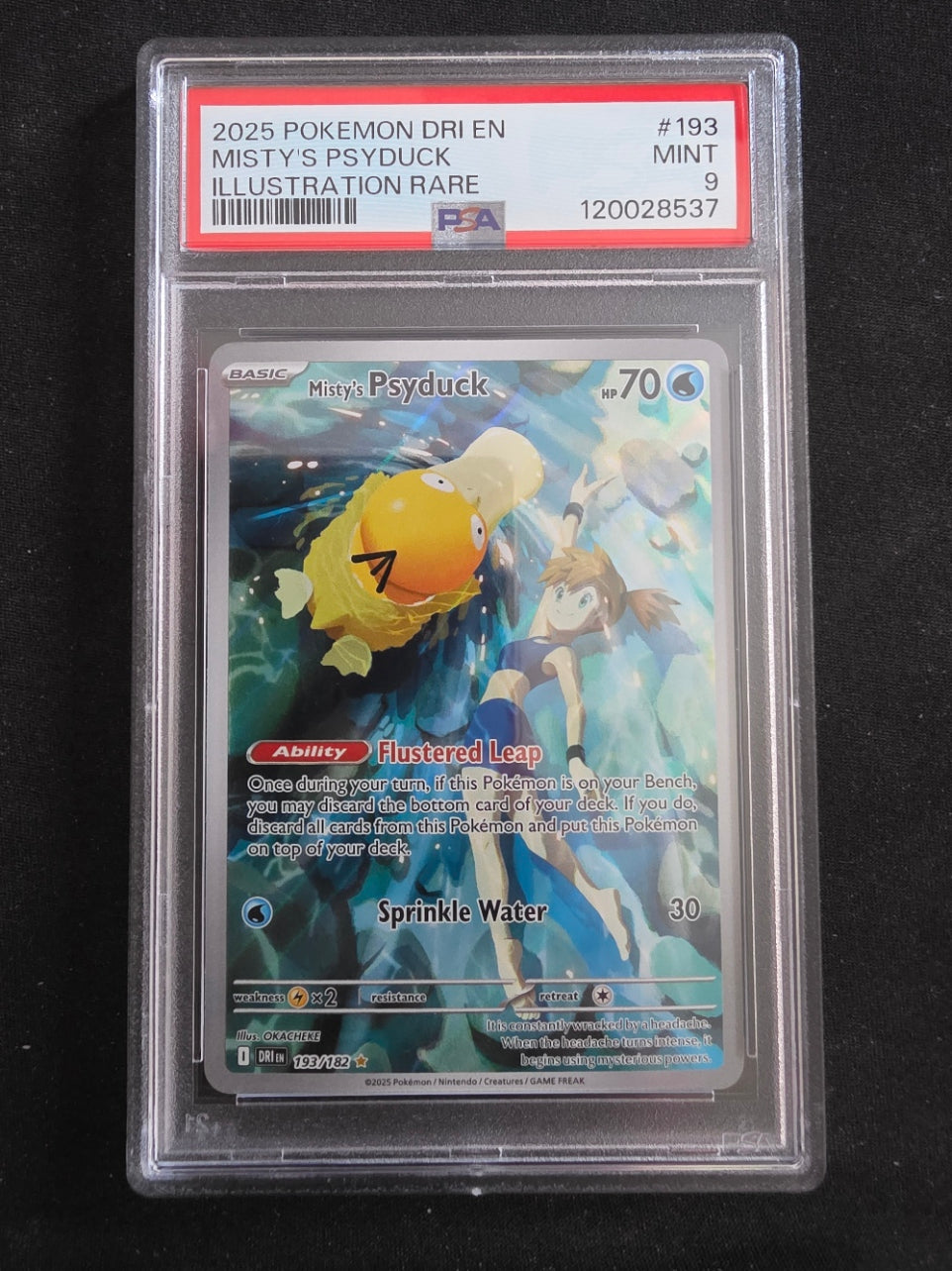Misty's Psyduck #193 (PSA 9)