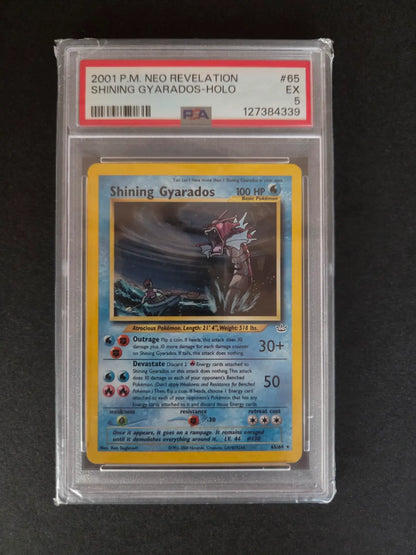 Shining Gyarados #65 (PSA 5)