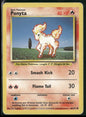 Ponyta #60 - Base Pokémon kort, stand Played