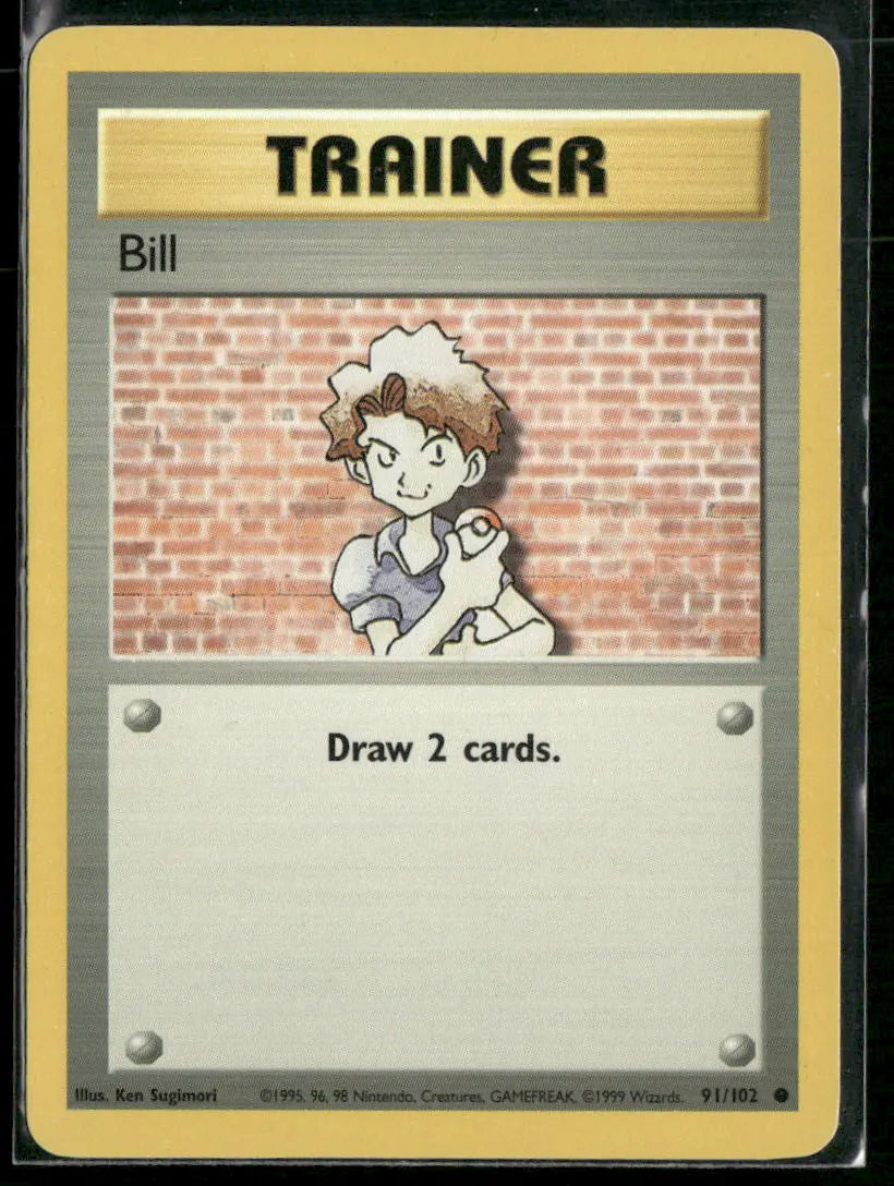 Bill #91 - Base Pokémon kort, stand Good