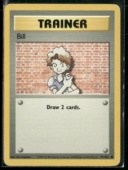 Bill #91 - Base Pokémon kort, stand Good