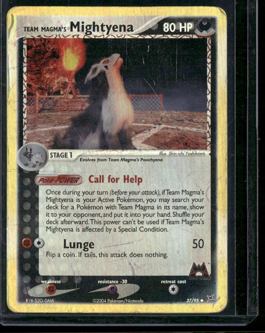 Team Magma's Mightyena #37