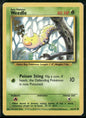 Weedle #69 - Base Pokémon kort, stand Light Played