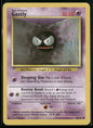 Gastly #50 - Base Pokémon kort, stand Excellent