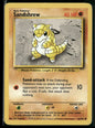 Sandshrew #62 - Base Pokémon kort, stand Light Played