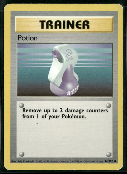 Potion #94 - Base Pokémon kort, stand Light Played