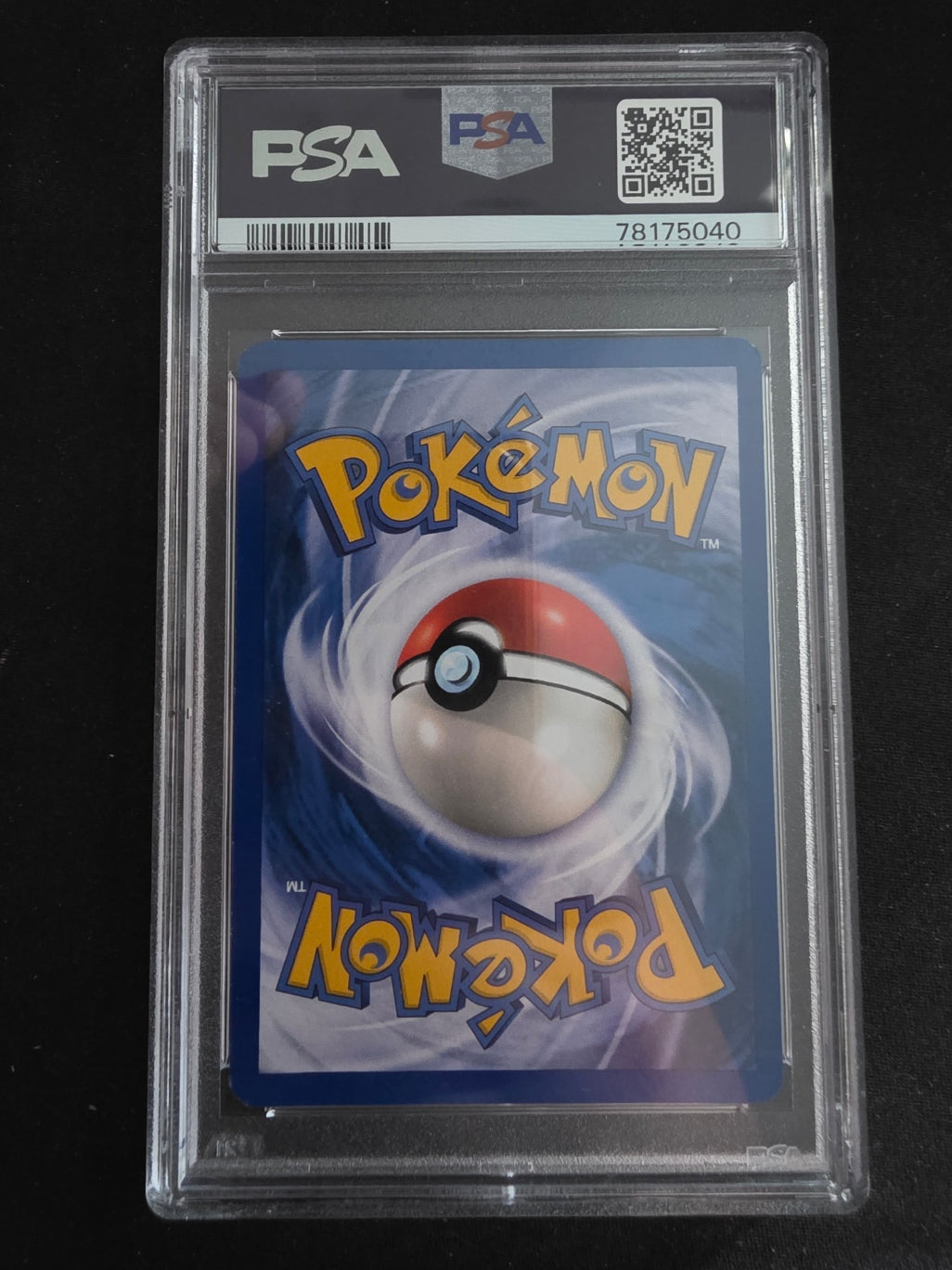 Charizard #3 - Legendary Collection Pokémon kort, stand PSA 8 (bagside)