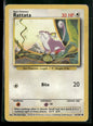 Rattata #61 - Base Pokémon kort, stand Played