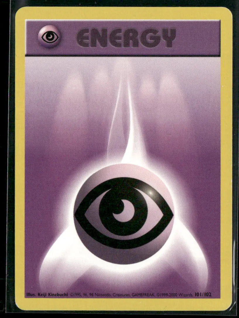 Psychic Energy #101 - Base Pokémon kort, stand Good