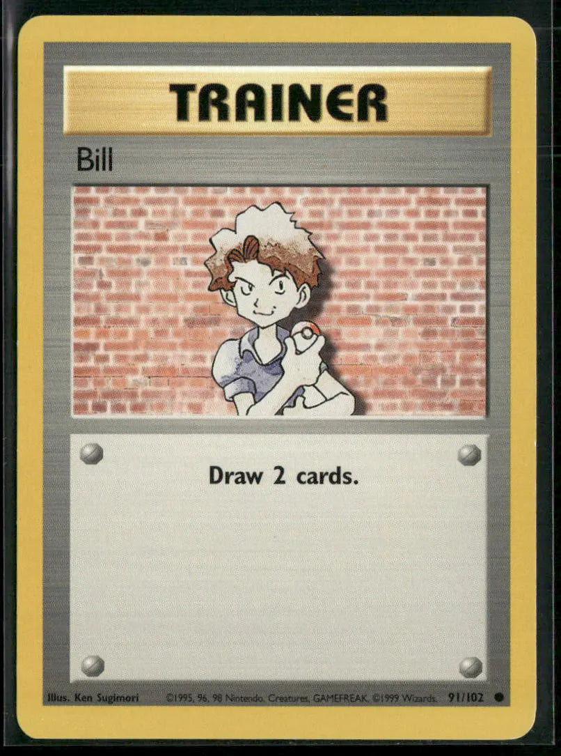 Bill #91 - Base Pokémon kort, stand Excellent