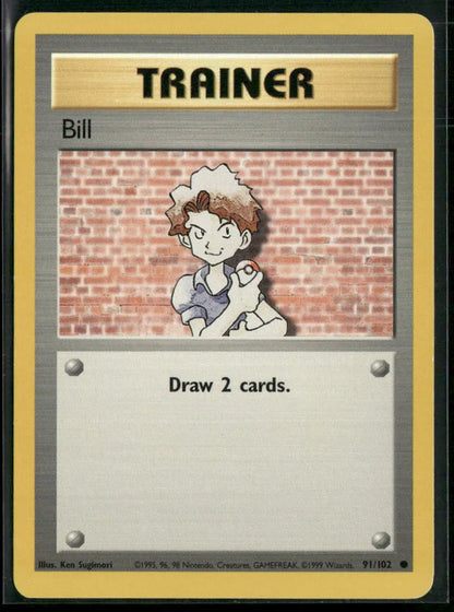 Bill #91 - Base Pokémon kort, stand Excellent