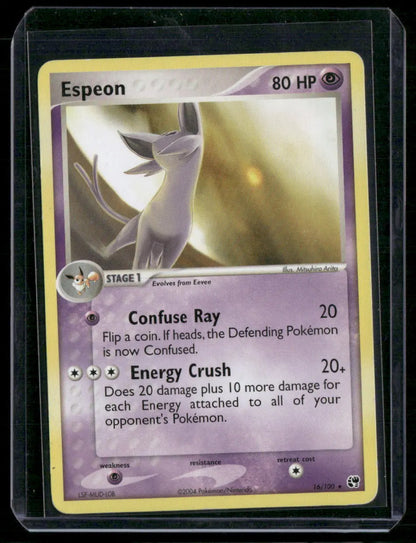 Espeon #16 - Sandstorm Pokémon kort, stand Light Played