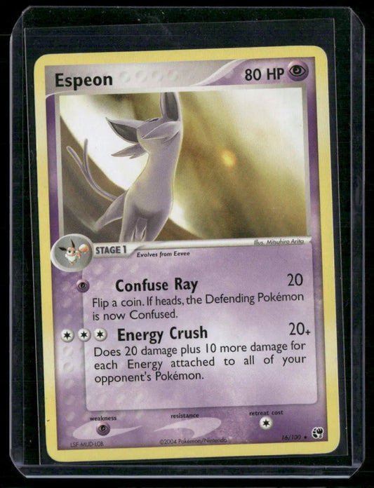 Espeon #16 - Sandstorm Pokémon kort, stand Light Played