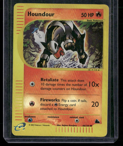 Houndour #66 - Skyridge Pokémon kort, stand Good