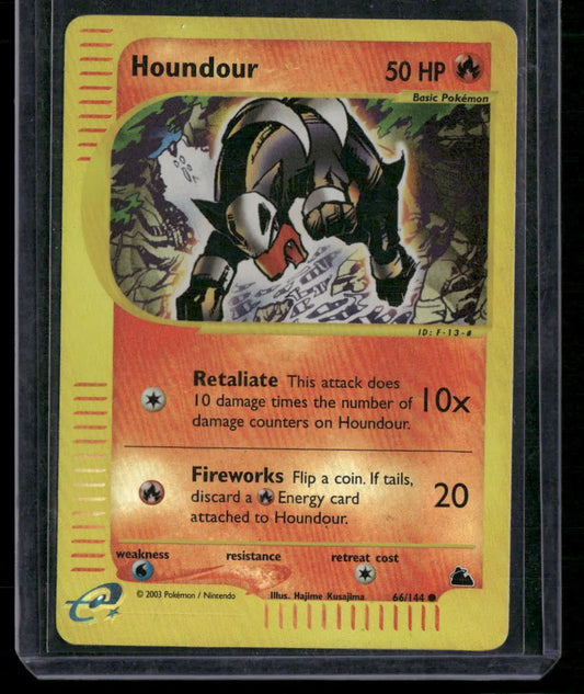 Houndour #66 - Skyridge Pokémon kort, stand Good