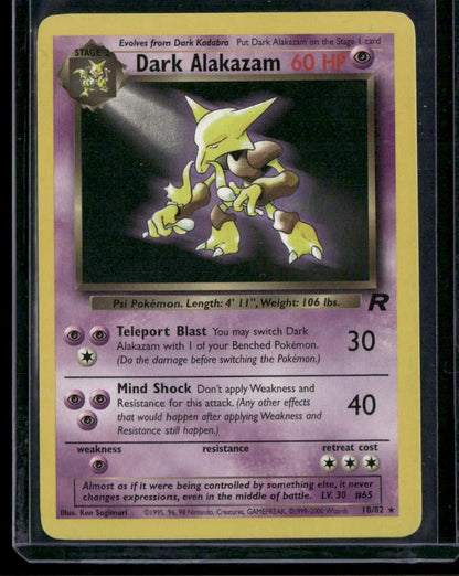 Dark Alakazam #18